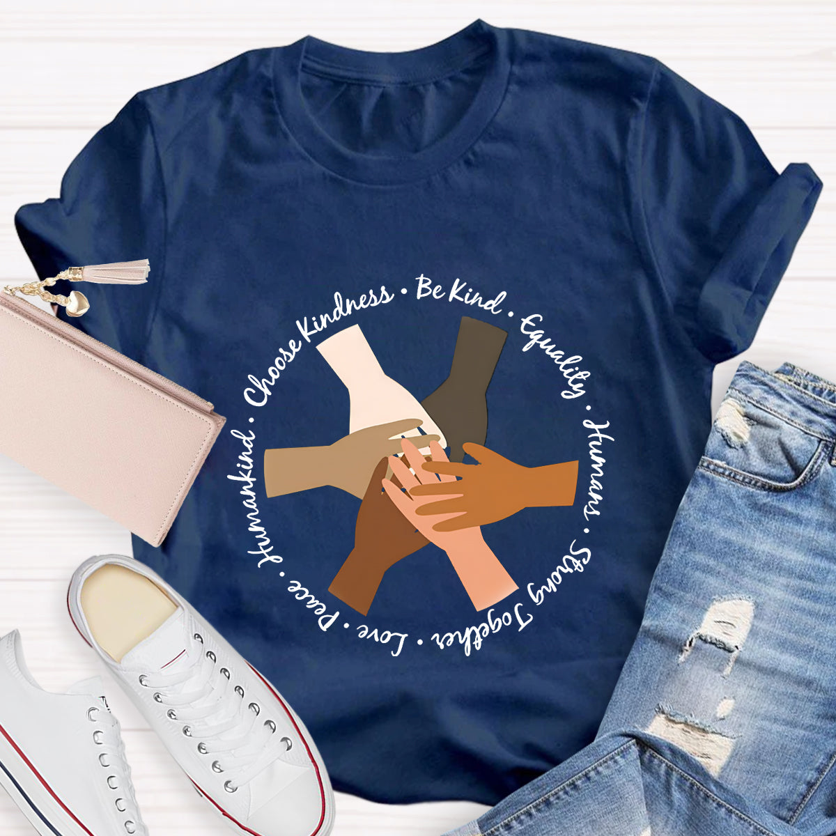 Be Kind Choose Kindness Teacher T-Shirt