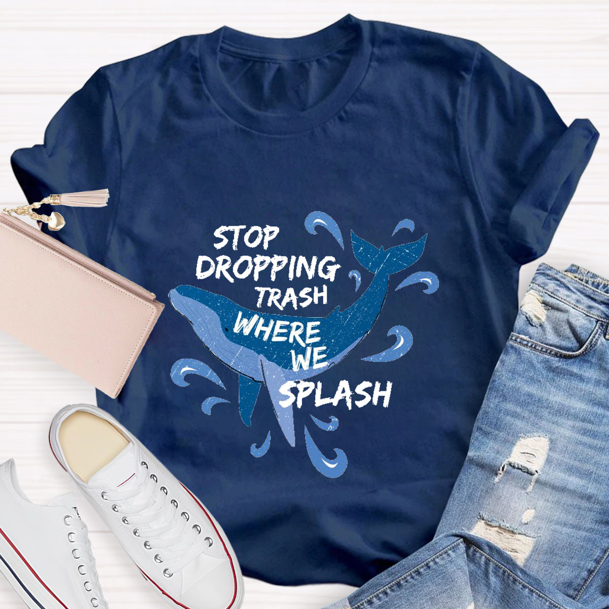 Stop Dropping Trash Into The Splash T-Shirt