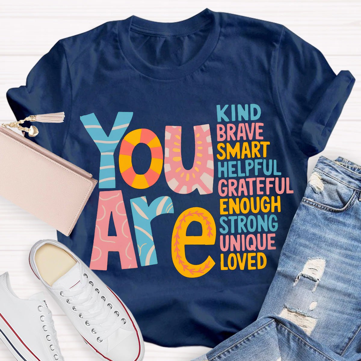 You Are Unique Strong Teacher T-Shirt
