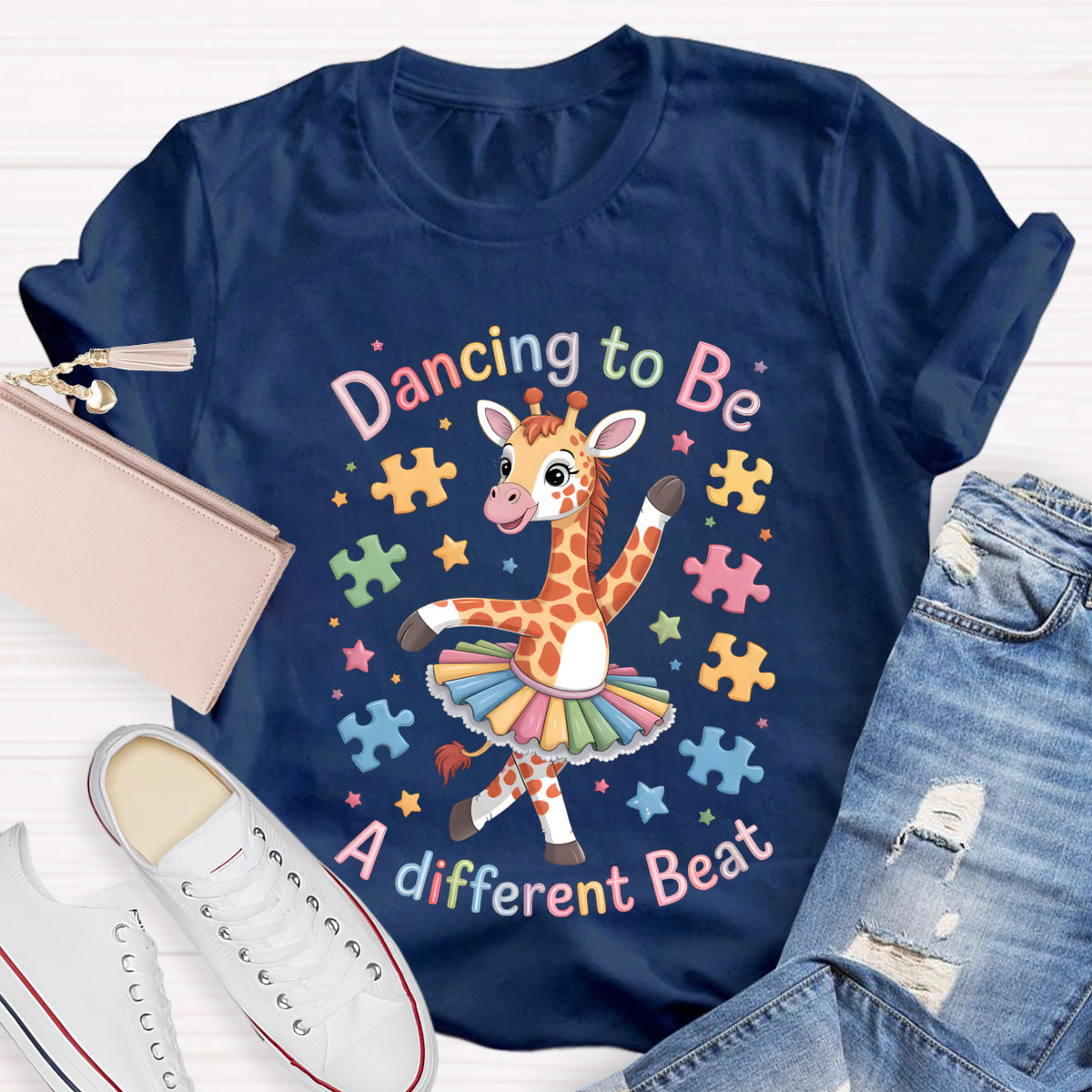 Dancing To Be A Different Beat Dance Teacher T-Shirt
