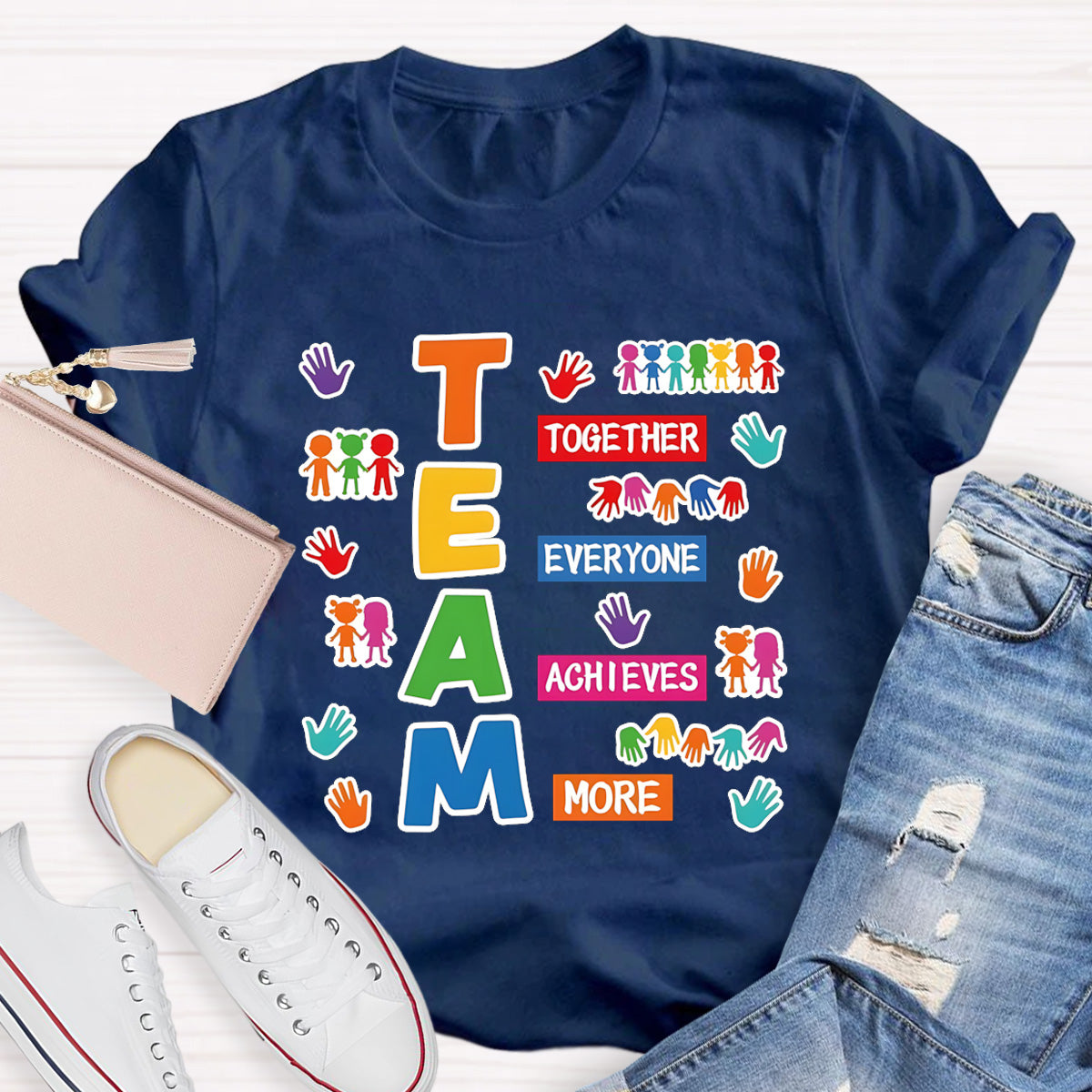 Team Together Everyone Achieves More Teacher T-Shirt