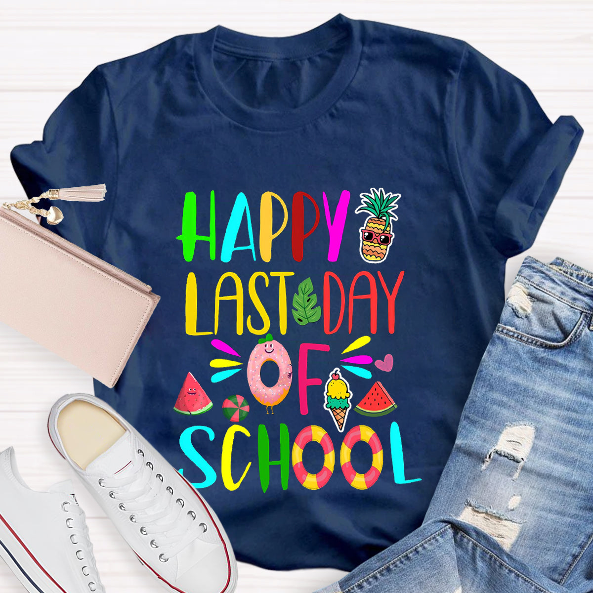 Happy Last Day Of School Summer Atmosphere T-Shirt