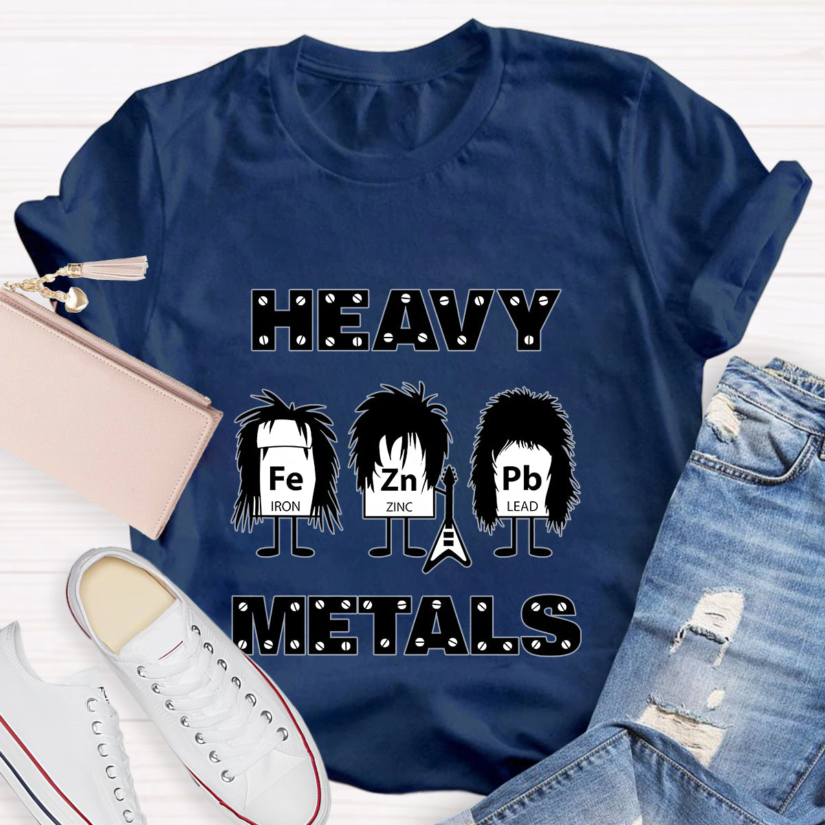 Funny Science Heavy Metals Teacher T-Shirt