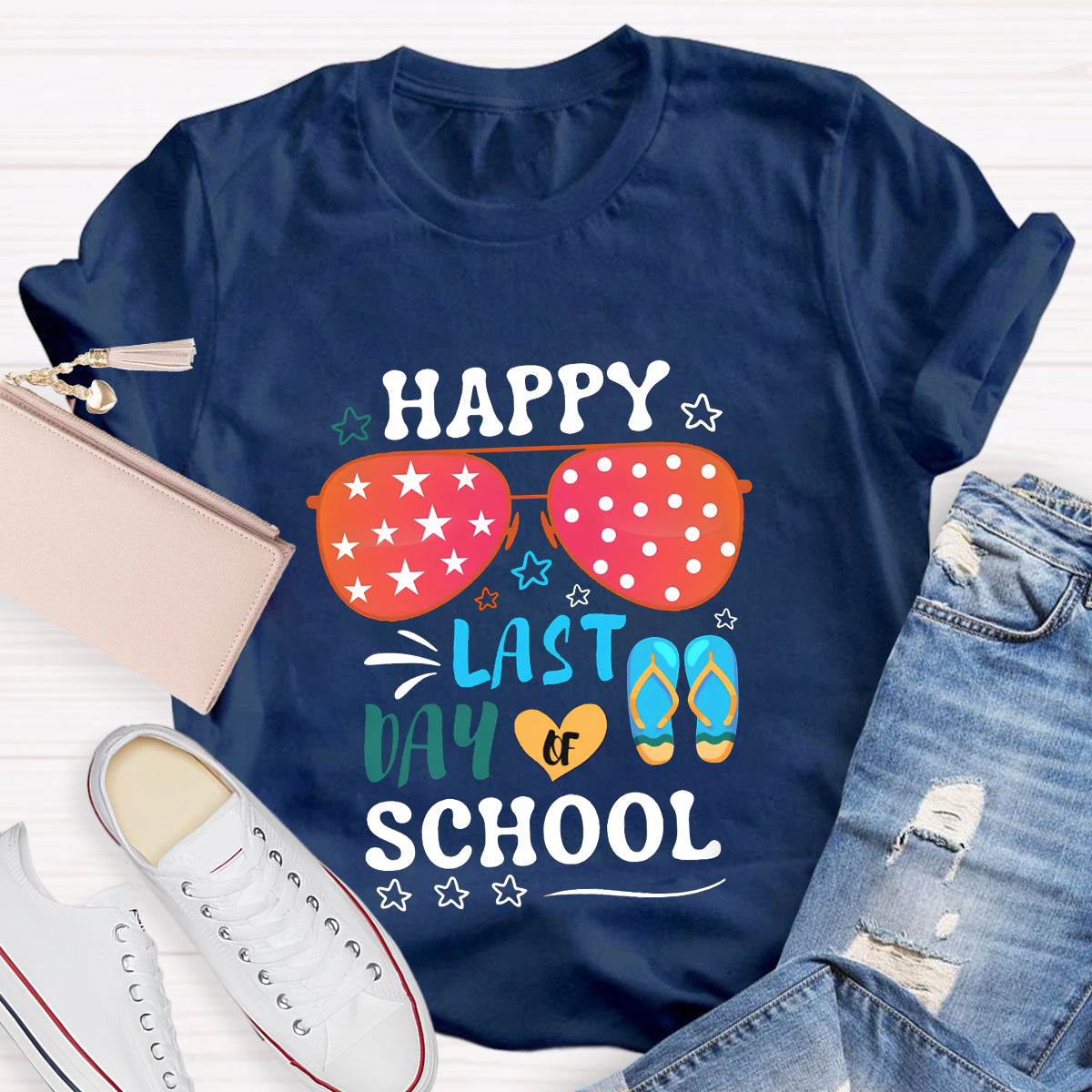 Happy Last Day Of School Sunglass T-Shirt