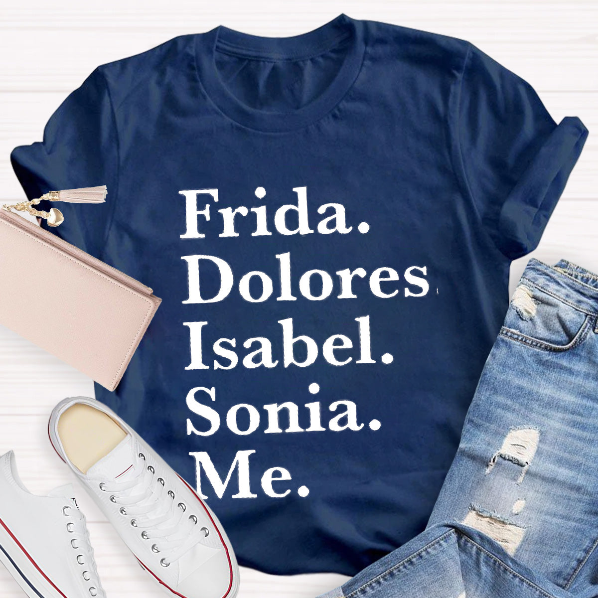 Frida Dolores Isabel Sonia Me Spanish Teacher T-Shirt