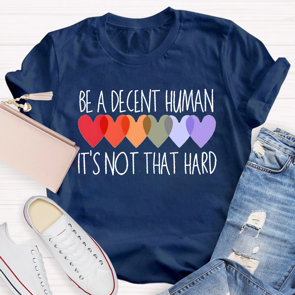 Be A Decent Human Teacher T-Shirt