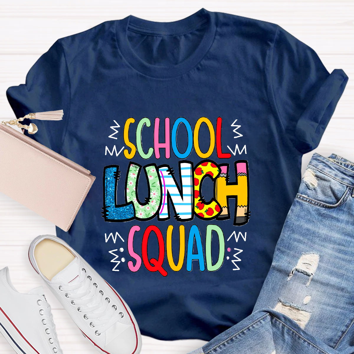 School Lunch Squad Lunch Lady T-Shirt