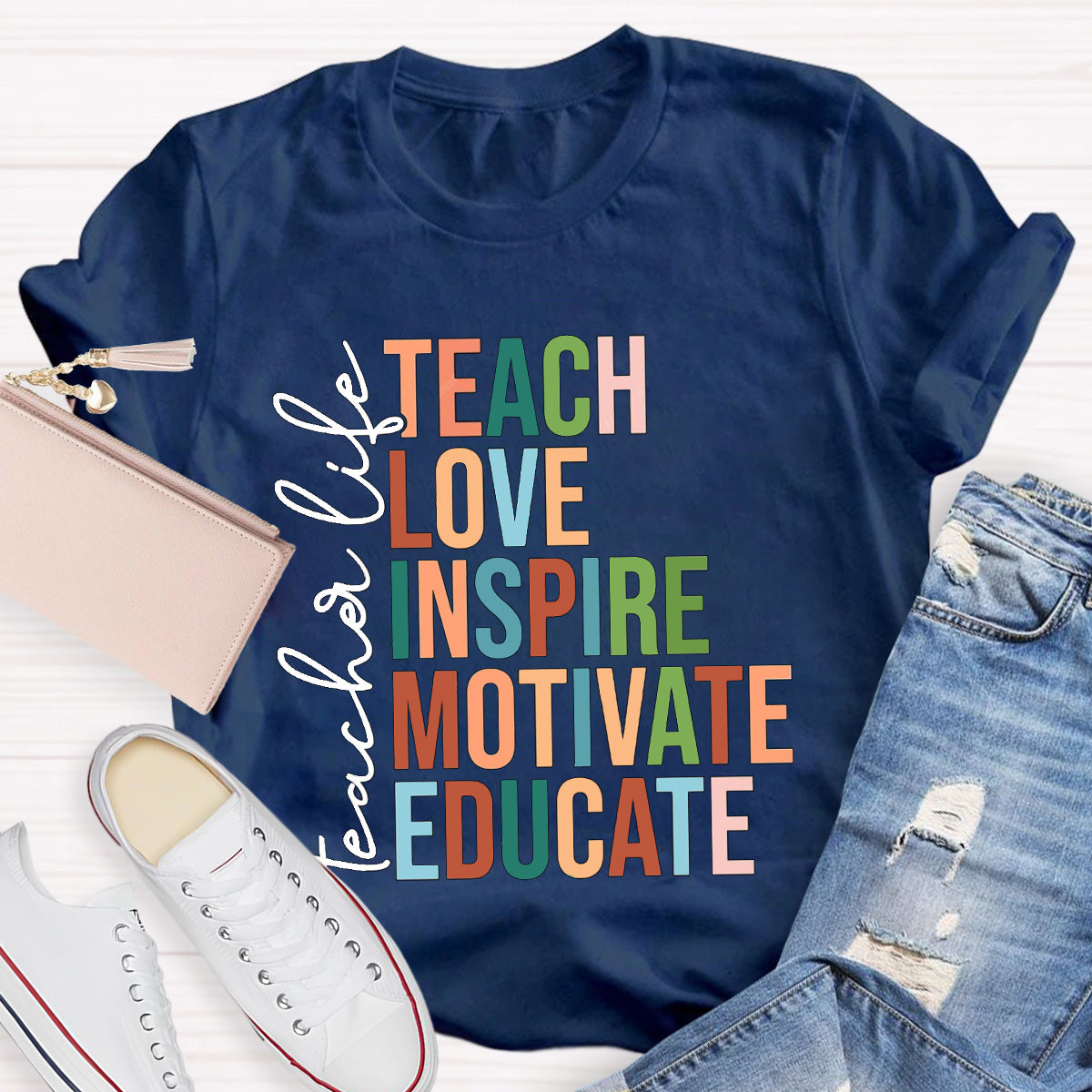 Teach Love Inspire Teacher T-Shirt