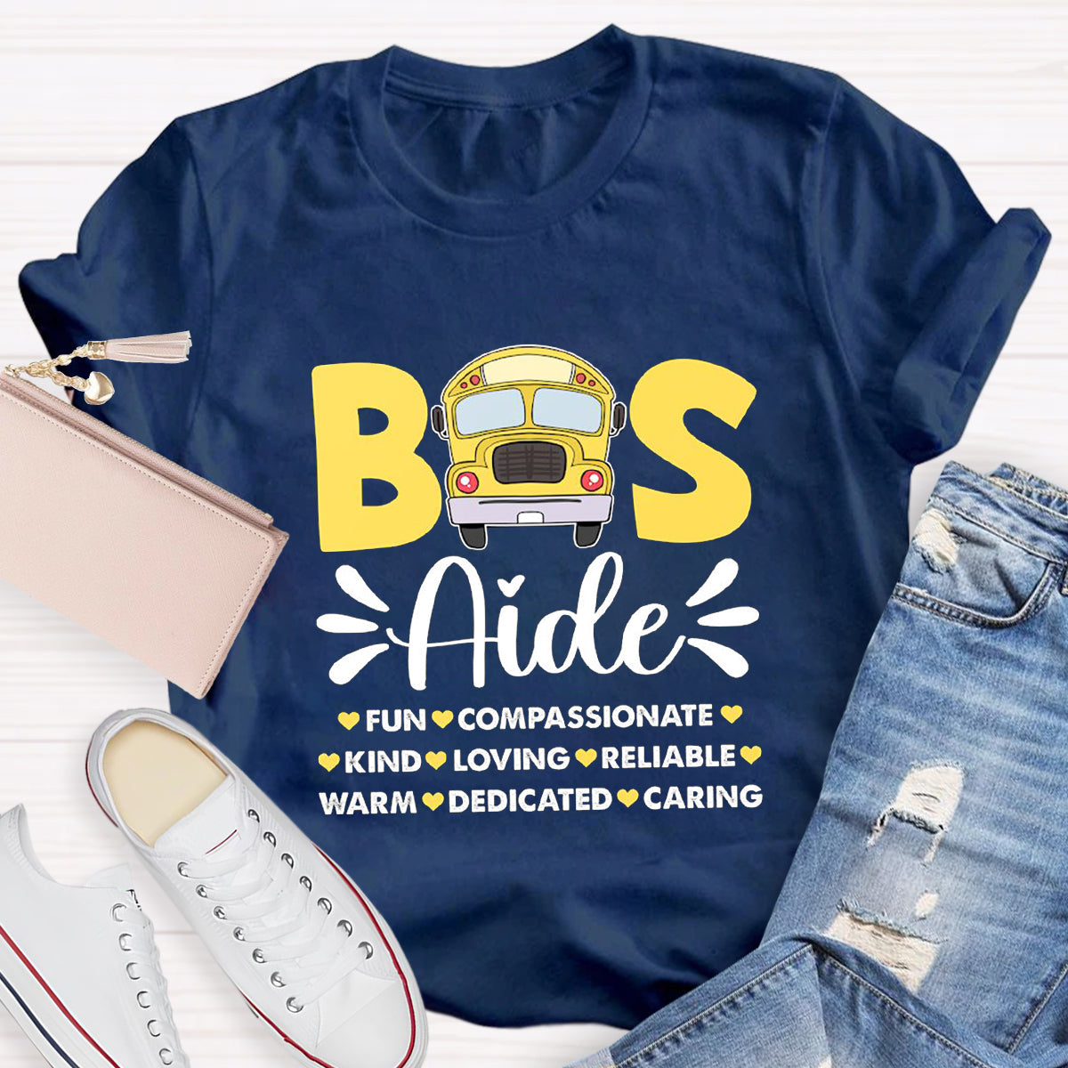 Bus Aide Fun Compassionate T-Shirt