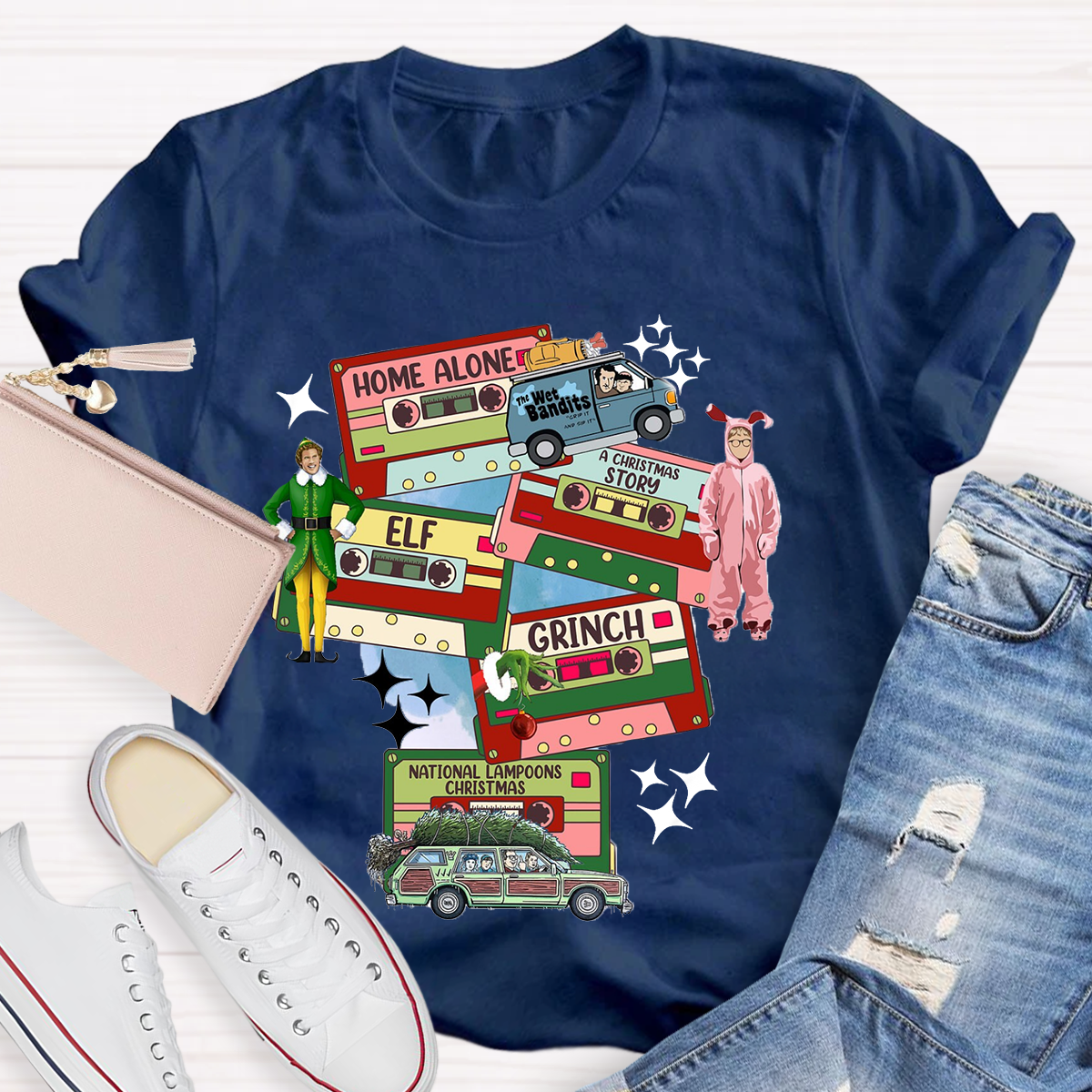 Christmas Movie Teacher T-Shirt