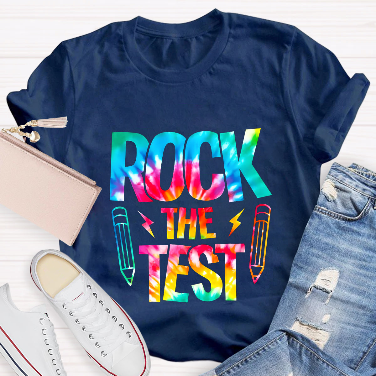 Rock The Test Teacher T-Shirt