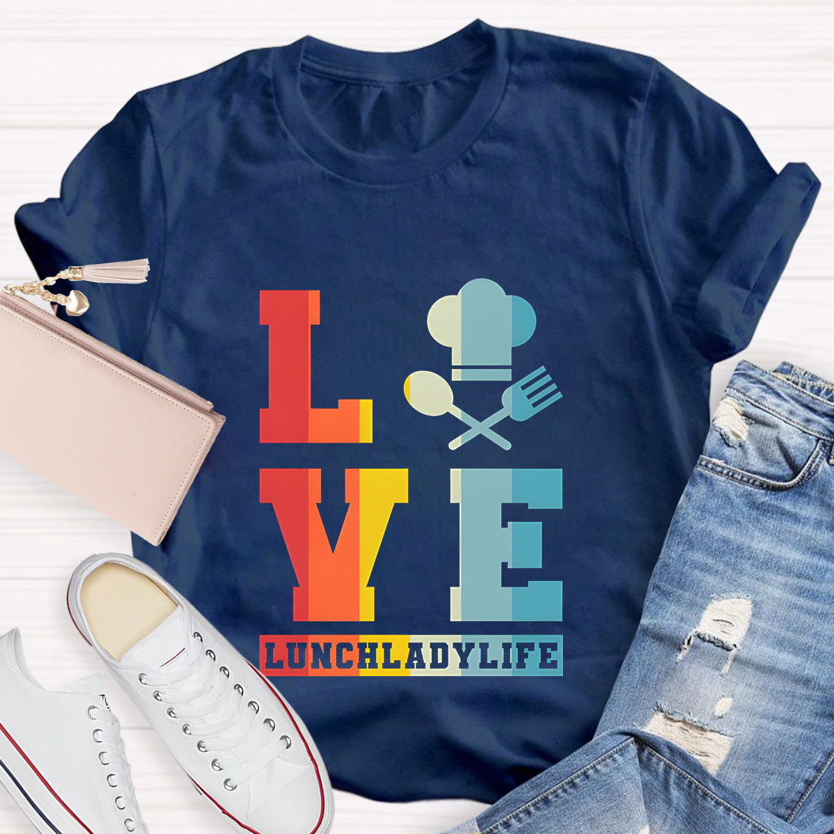Lunch Lady Life Teacher T-Shirt