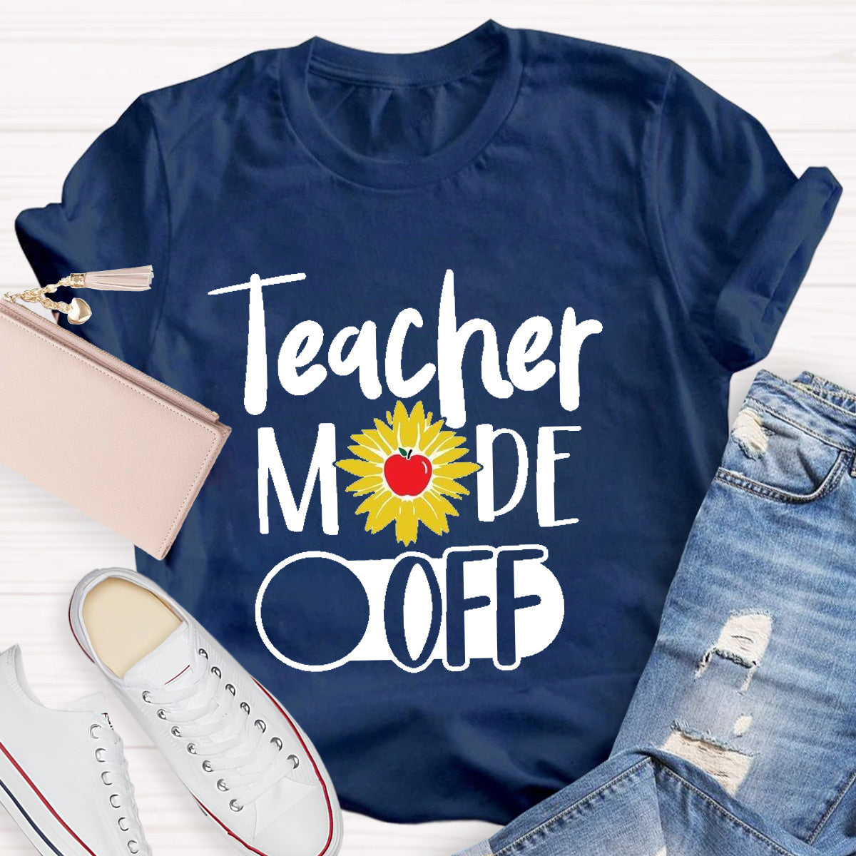 Teacher Mode Off Apple Teacher T-Shirt