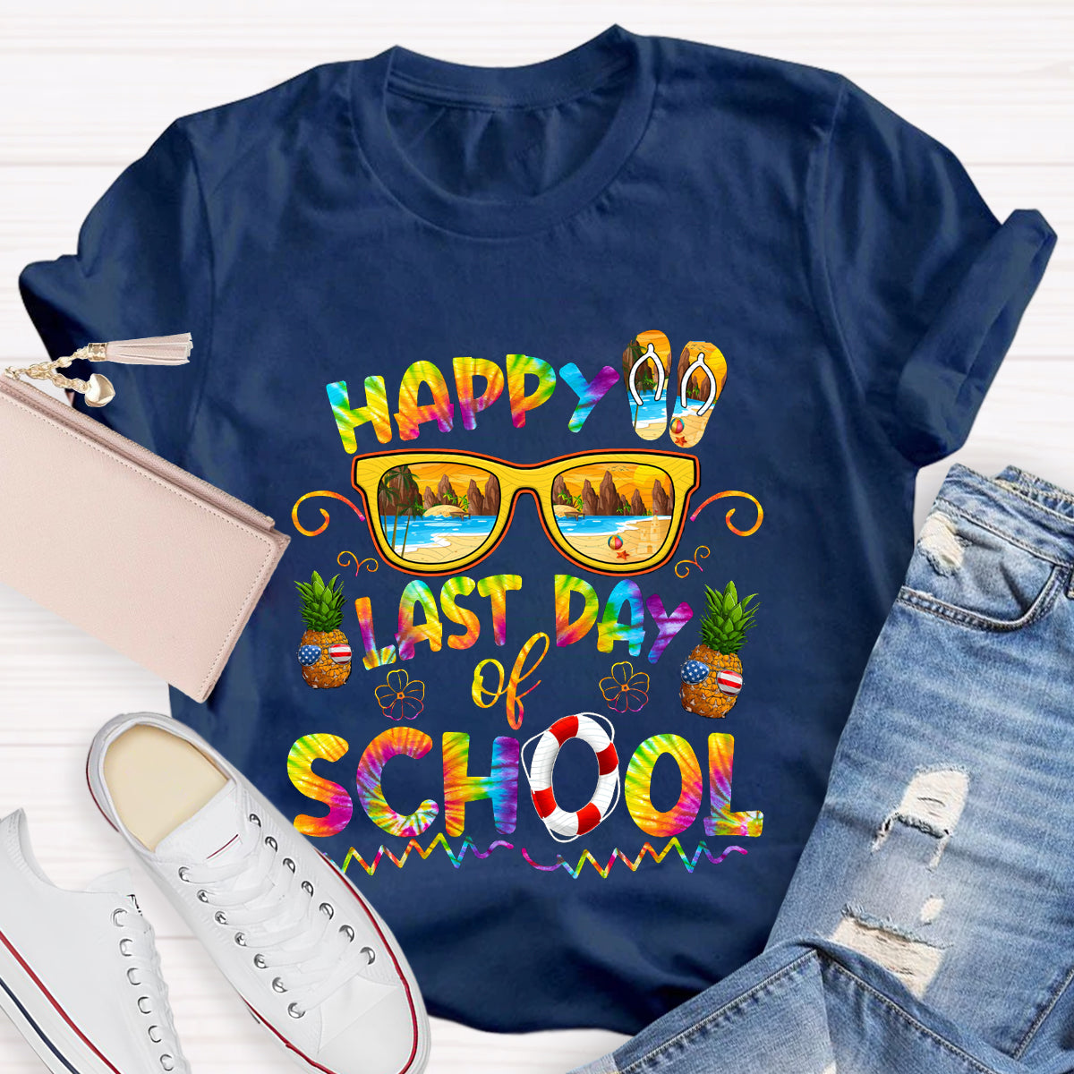 Happy Last Day Of School Holiday Summer T-Shirt