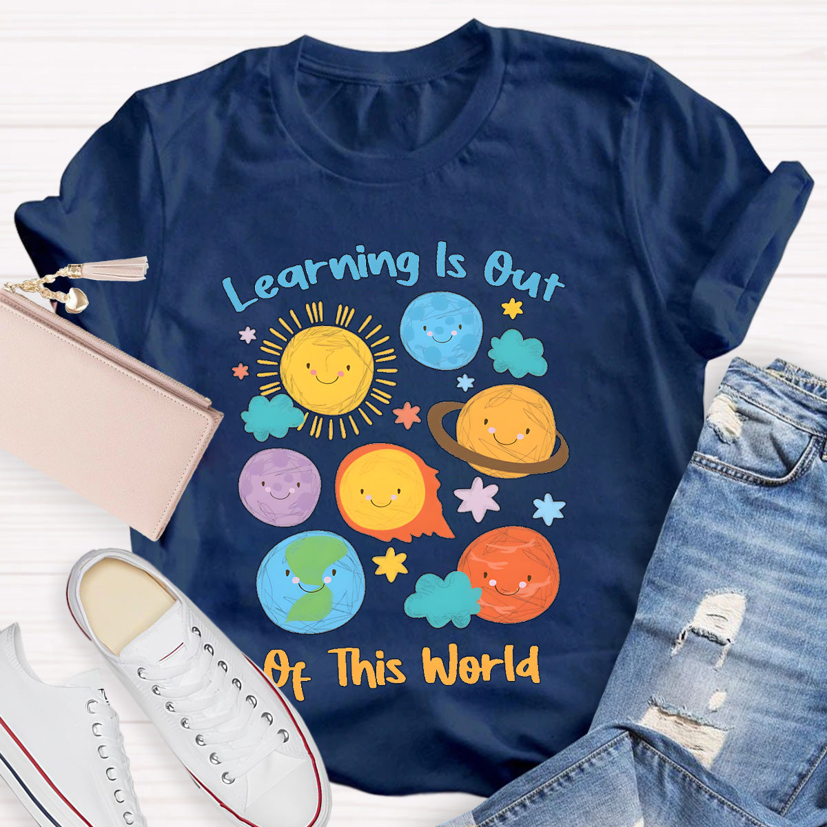 Learning Is Out Of This World Teacher T-Shirt