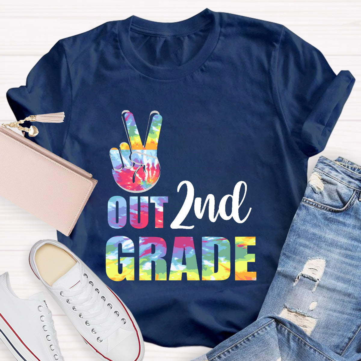 Personalized Grade Out 2nd Grade Teacher T-Shirt