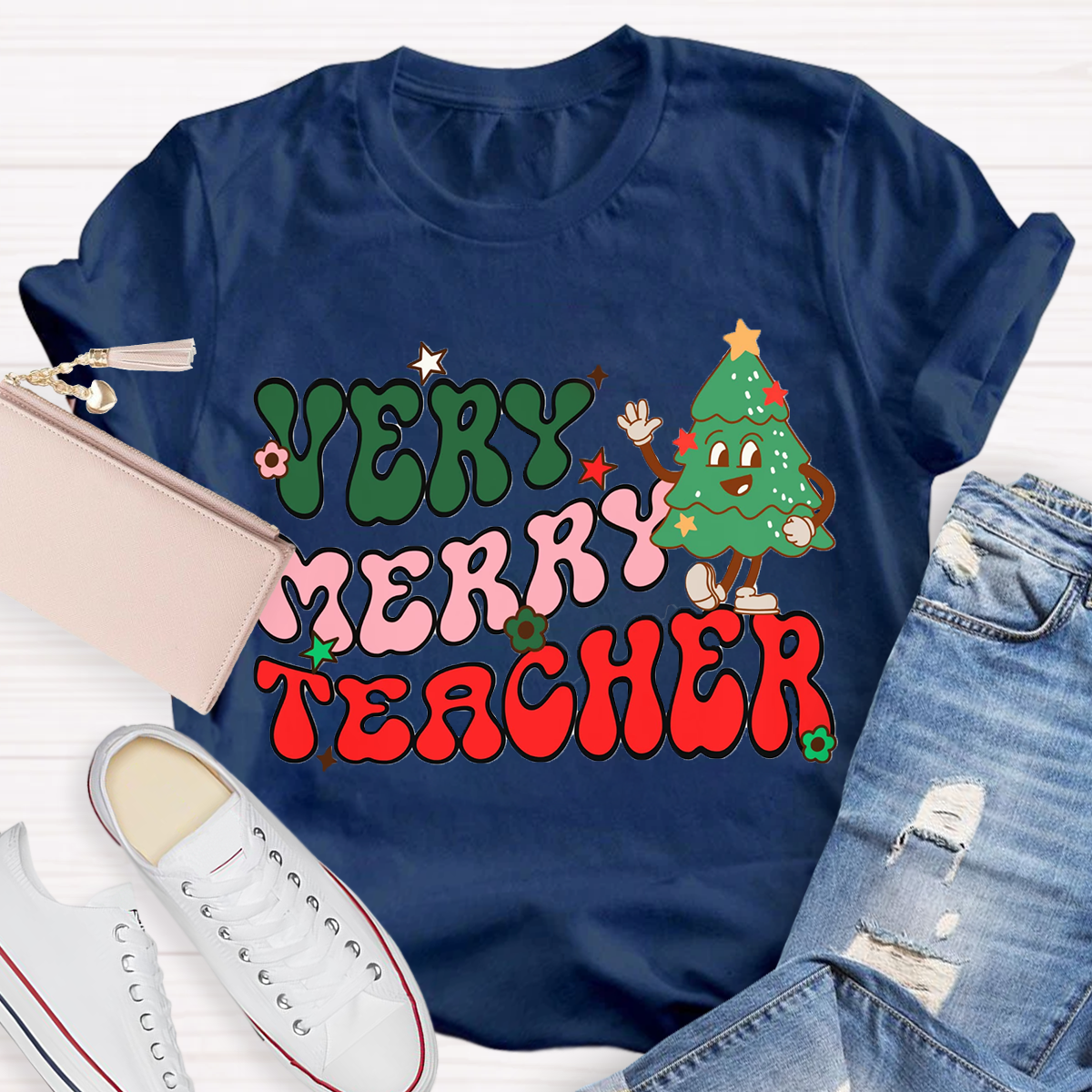 Very Merry Teacher T-Shirt