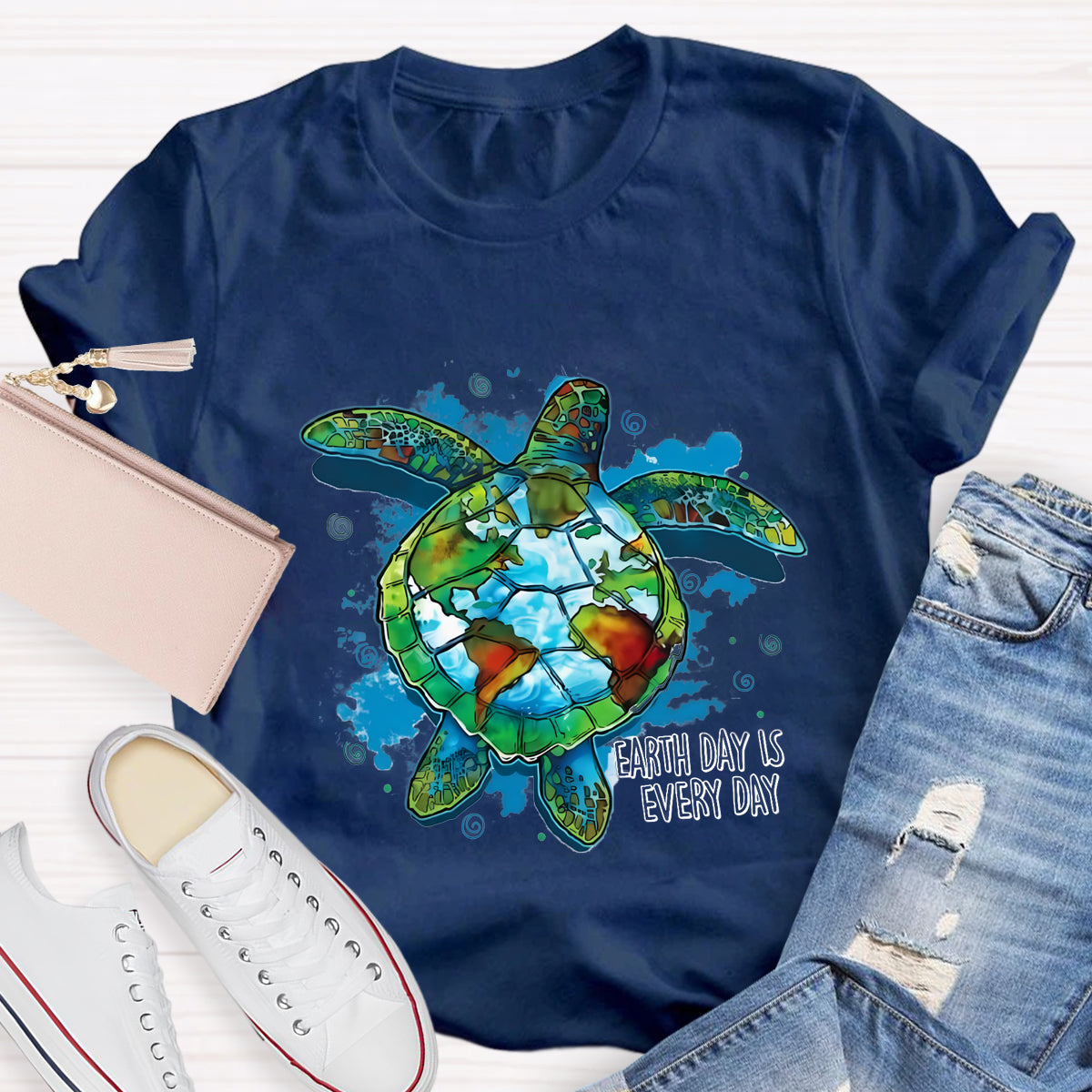 Earth Day Is Every Day Save Turtle T-Shirt