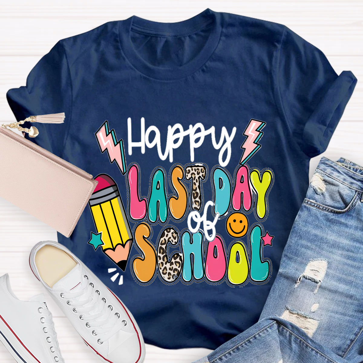 Happy Last Day Of School Pencil T-shirt