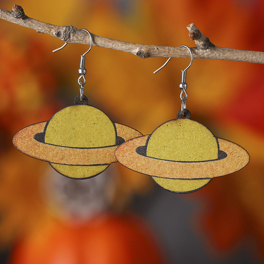 Green Planet Earth Earrings