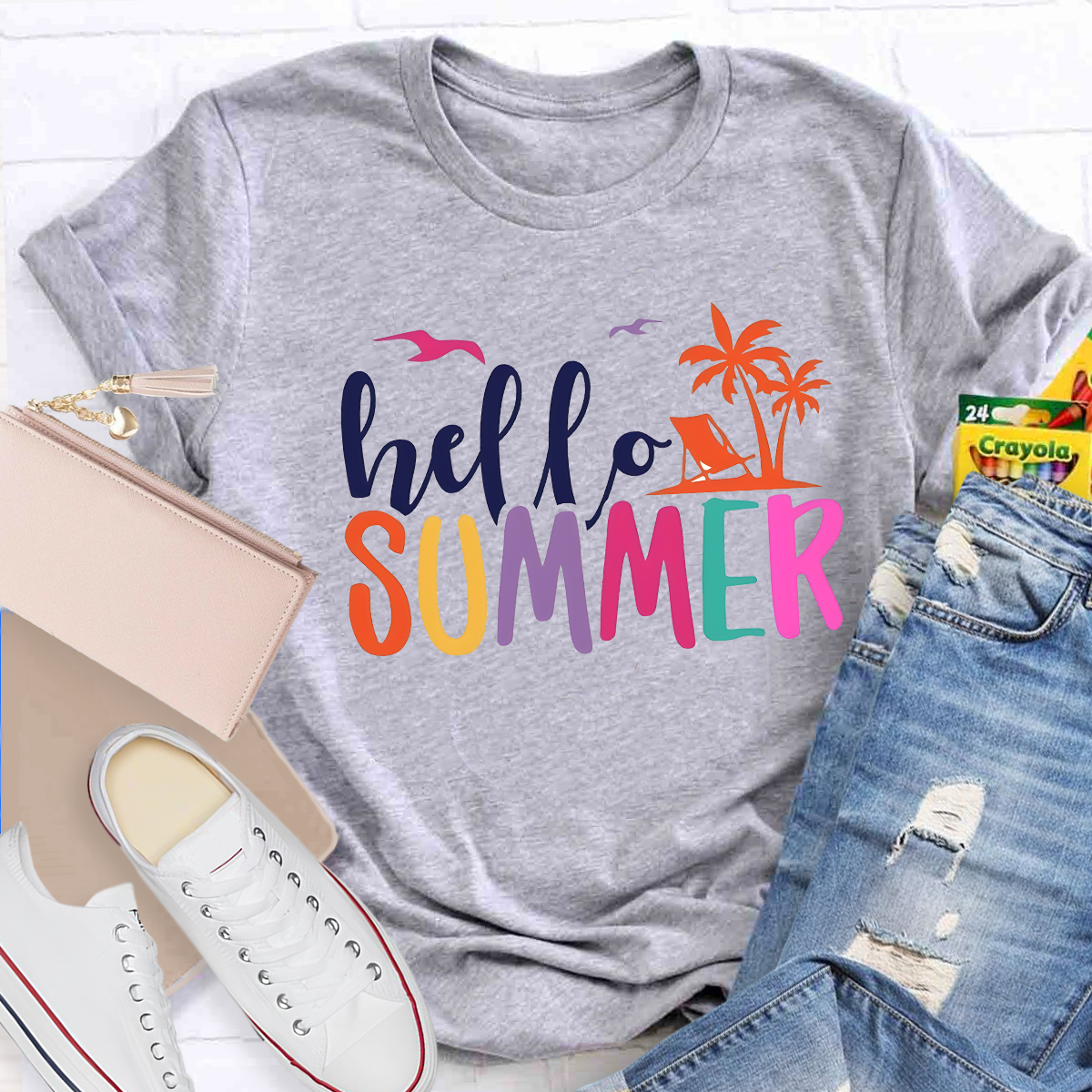 Hello Summer Teacher T-Shirt