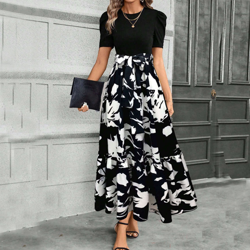 Bloom & Teach High-Waist Midi Dress
