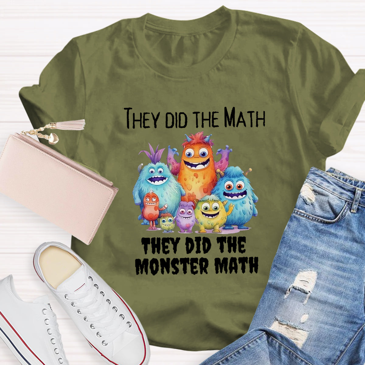 They Did The Monster Math Teacher Shirt