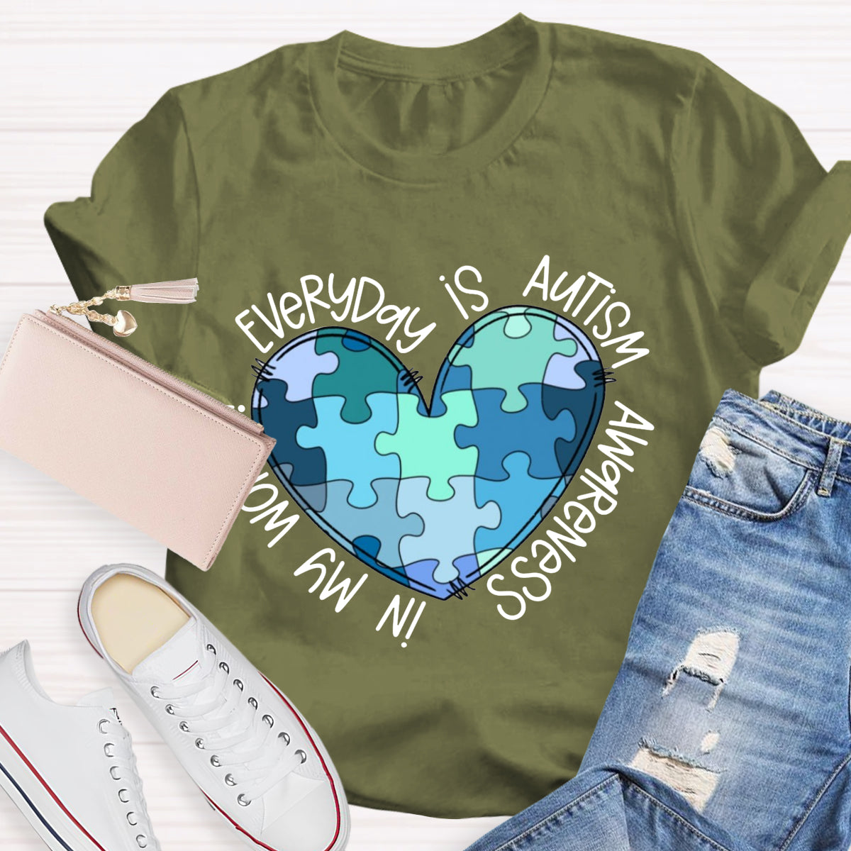 In My World Every Day Is Autism Awareness T-Shirt