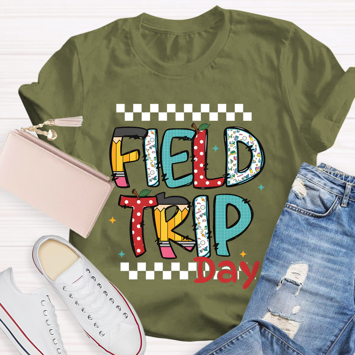 Field Trip Day Teacher T-Shirt