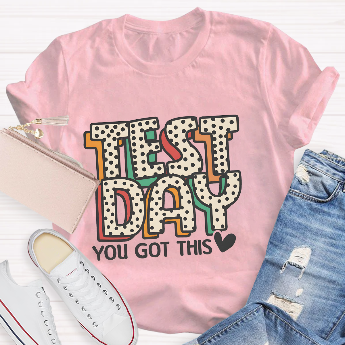 Text Day Teacher T-Shirt