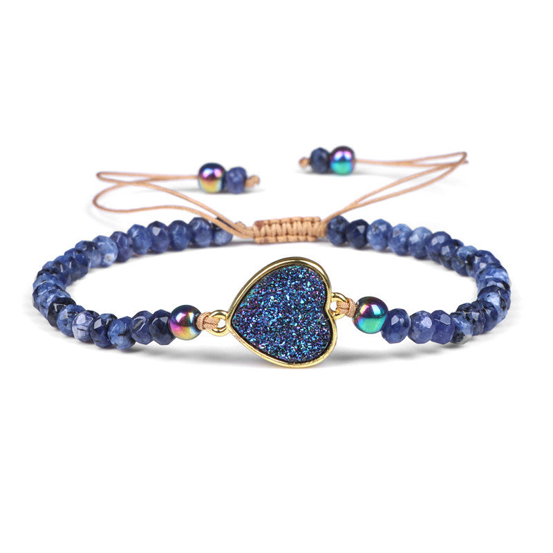 Adjustable Braided Crystal Bracelet