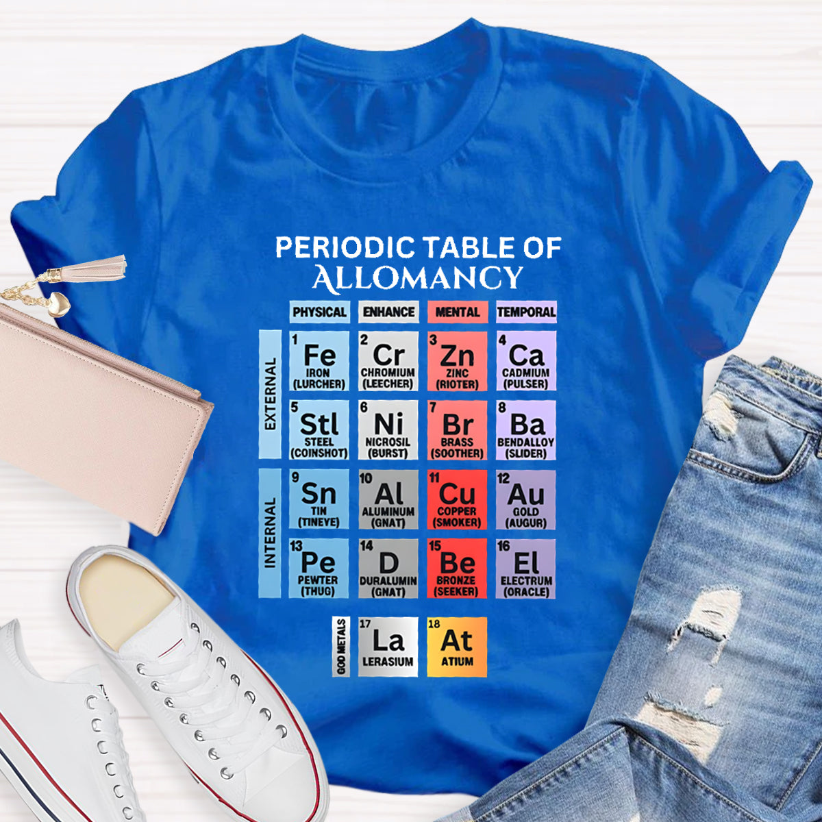 Periodic Table Of Allomancy Teacher T-Shirt