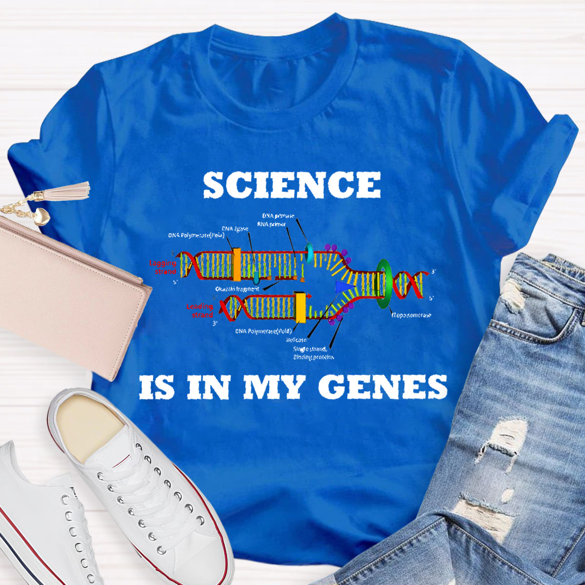 Science Is In My Genes Teacher T-Shirt