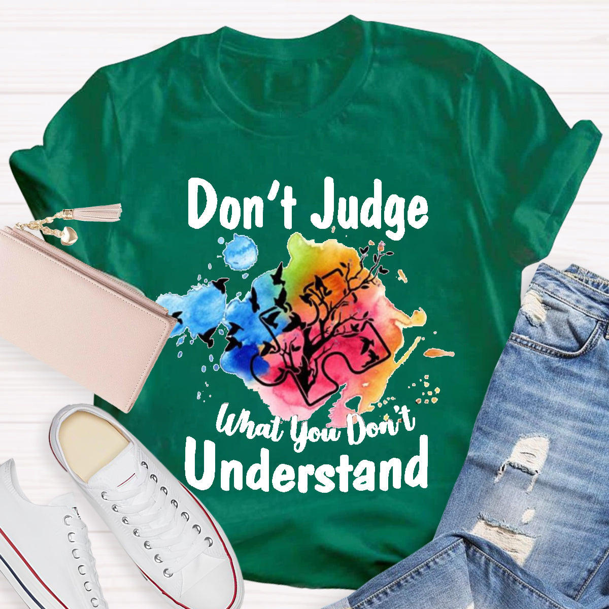 Don't Judge What You Don't Understand Teacher T-Shirt