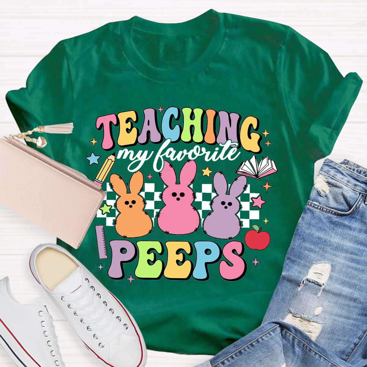 Teaching My Favorite Peeps Teacher T-Shirt
