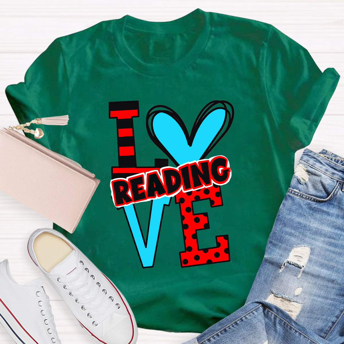 Love Reading Children's Books Teacher T-Shirt