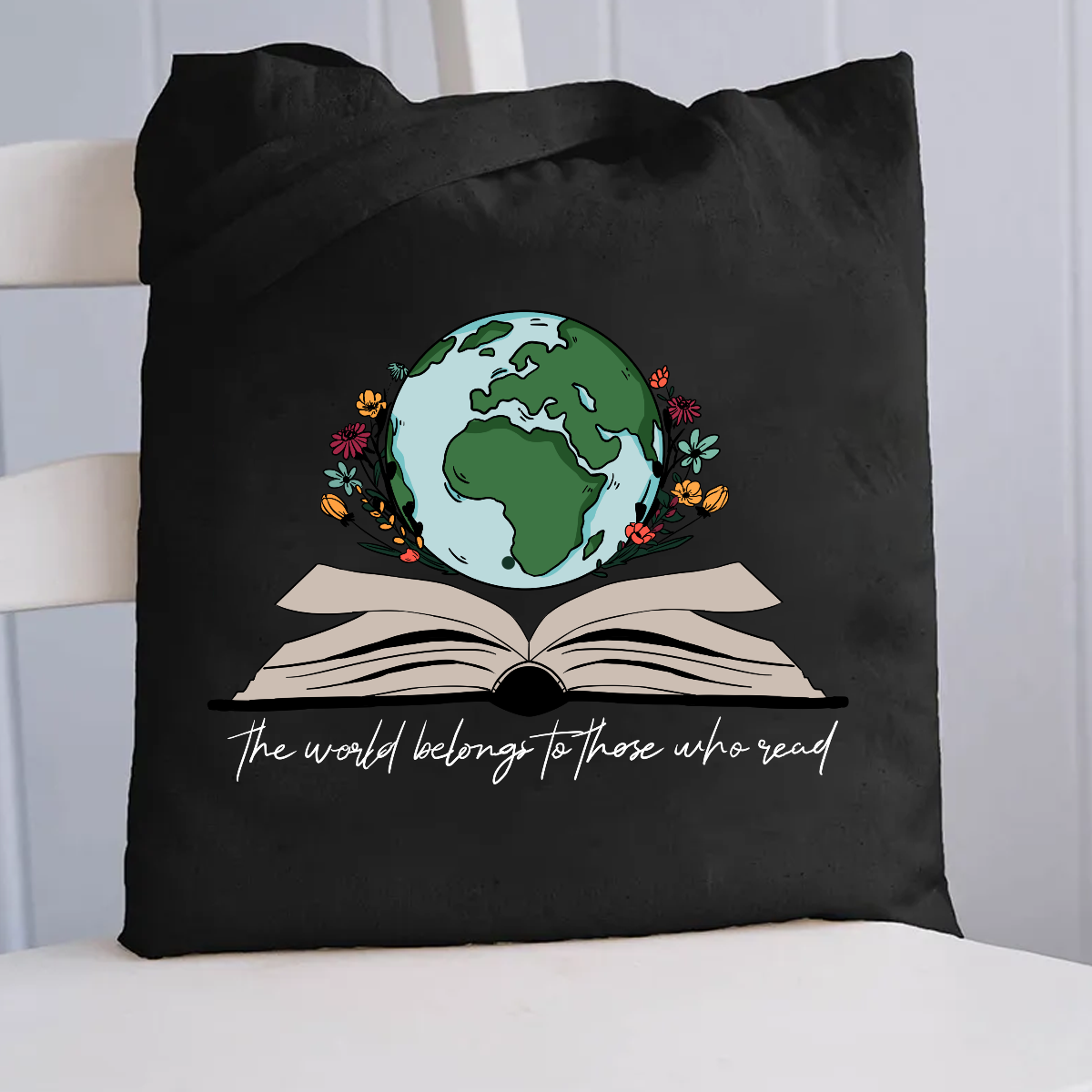 The World Belongs To Those Who Read Canvas Tote Bag
