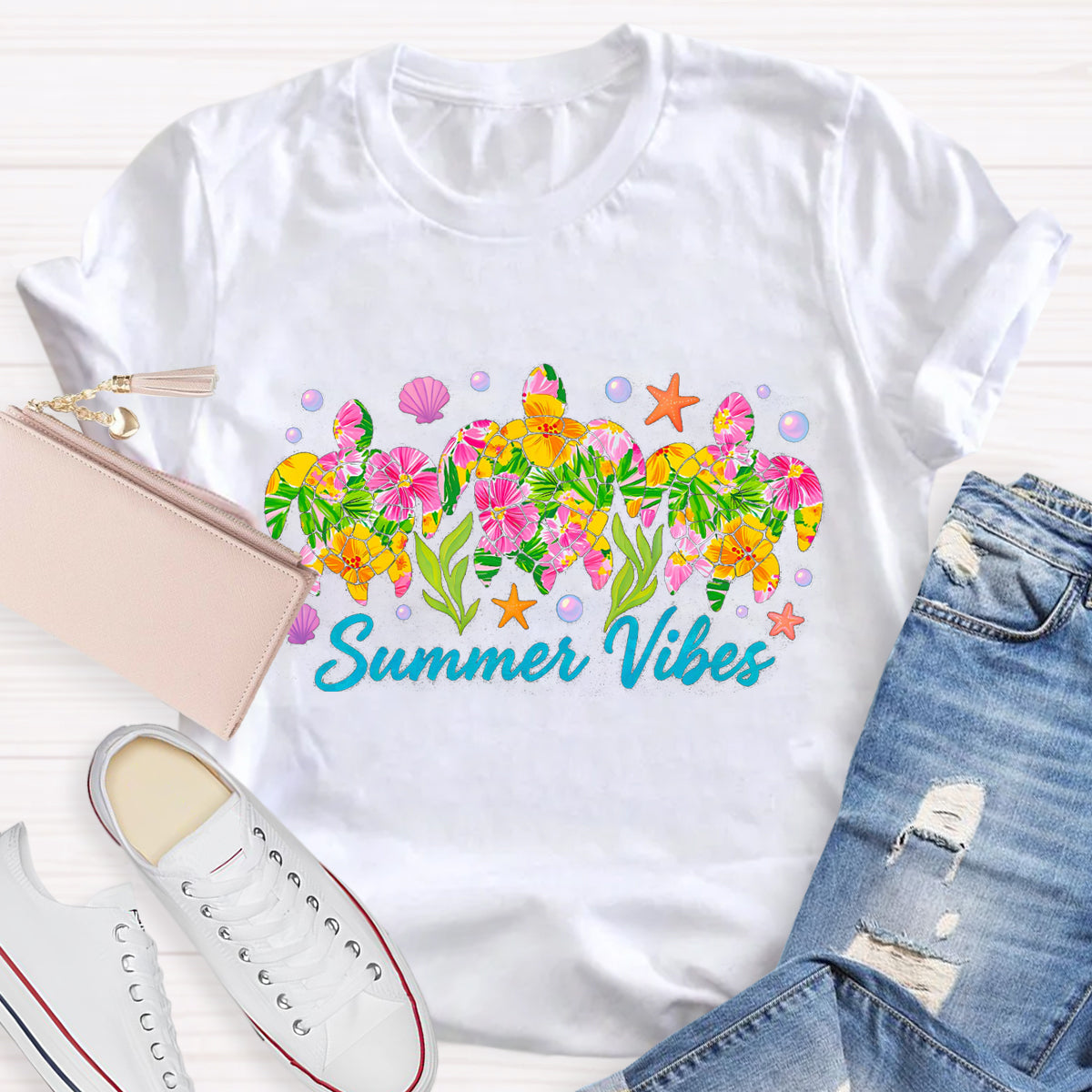 Summer Vibes Turtel T-Shirt