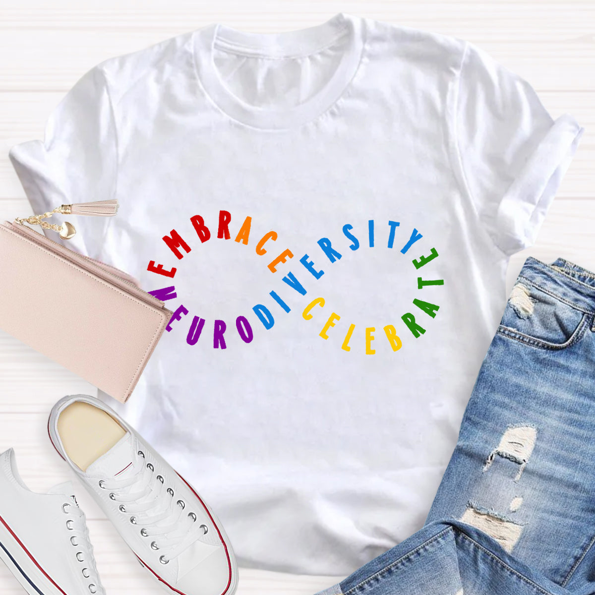 Embrace Celebrate Neurodiversity T-Shirt