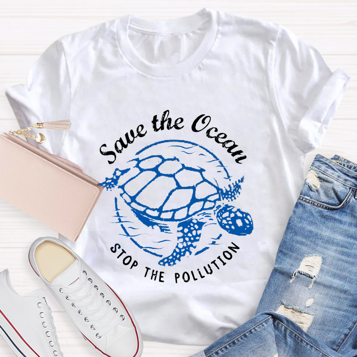 Save The Ocean Stop The Pollution T-Shirt