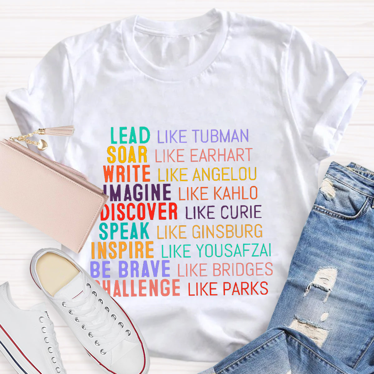 Lead Like Tubman Empowered Women T-Shirt