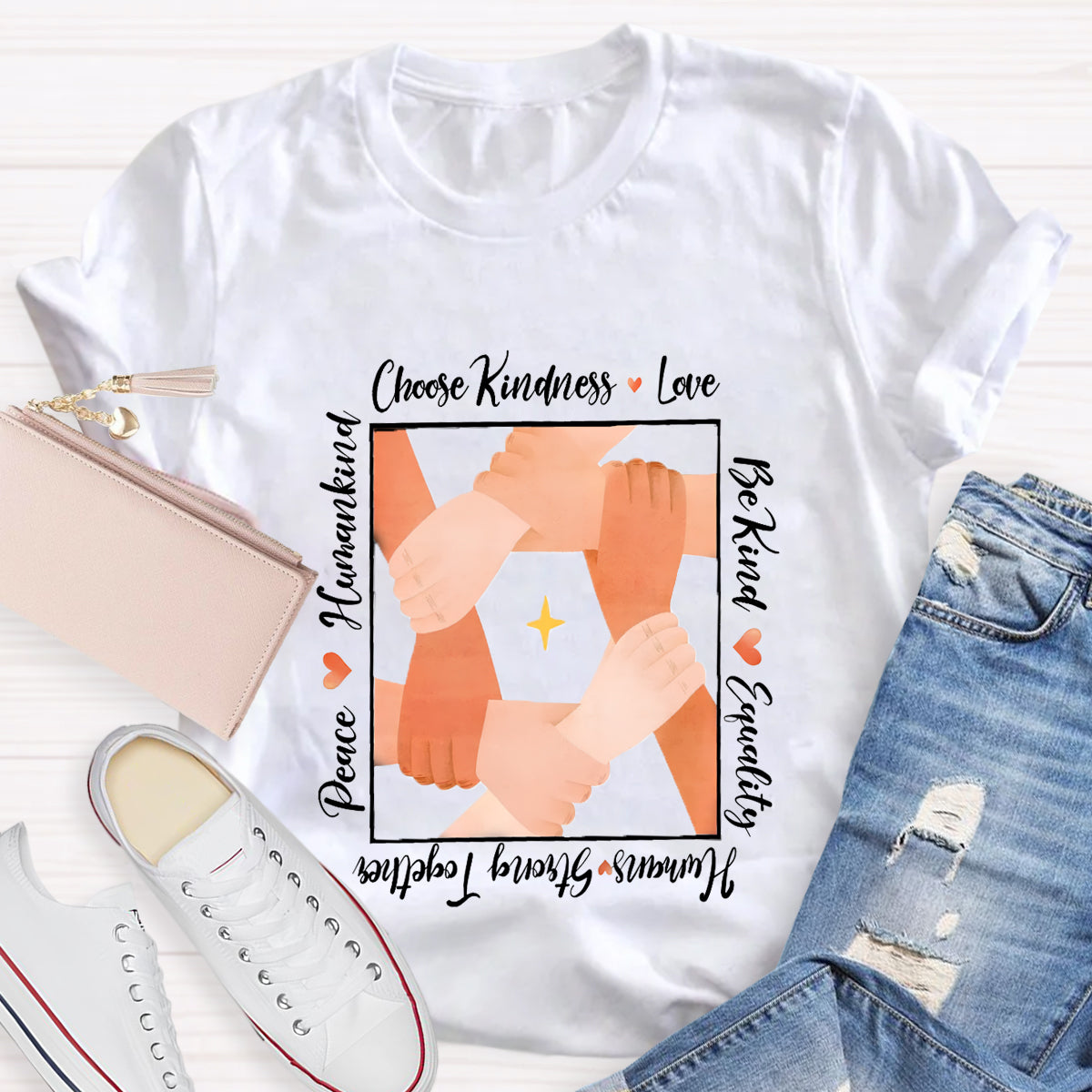 Choose Kindness Love Peace T-Shirt