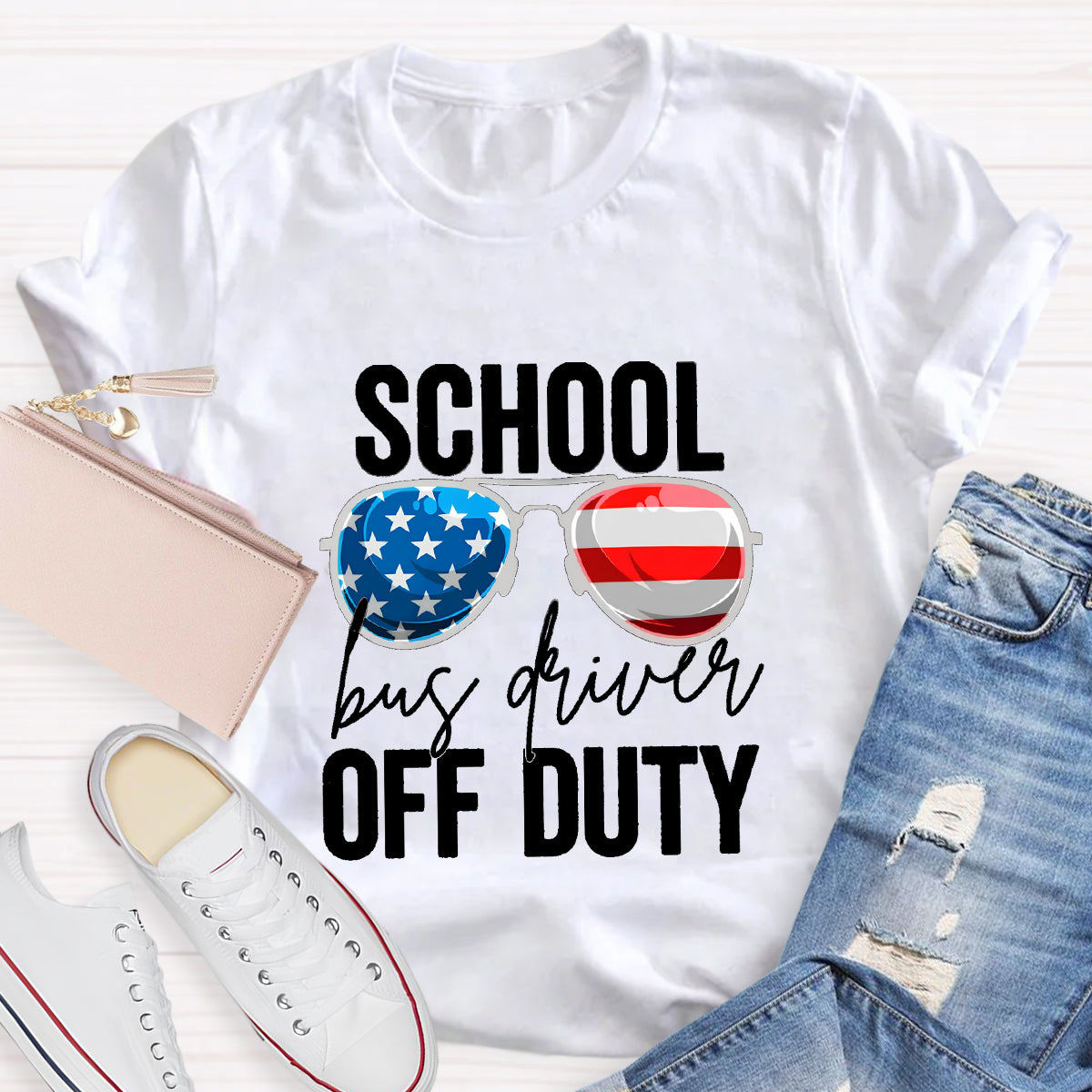 School Bus Driver Off Duty T-Shirt