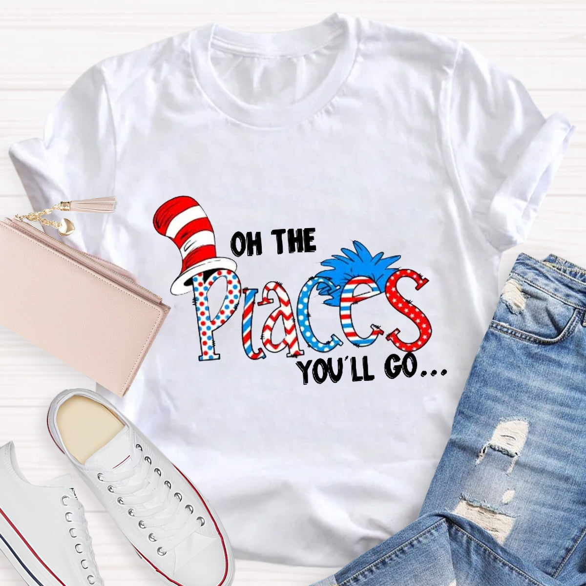 Oh The Place You'll Go Teacher T-Shirt