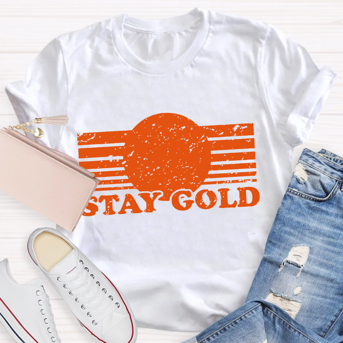 Stay Gold Teacher T-Shirt