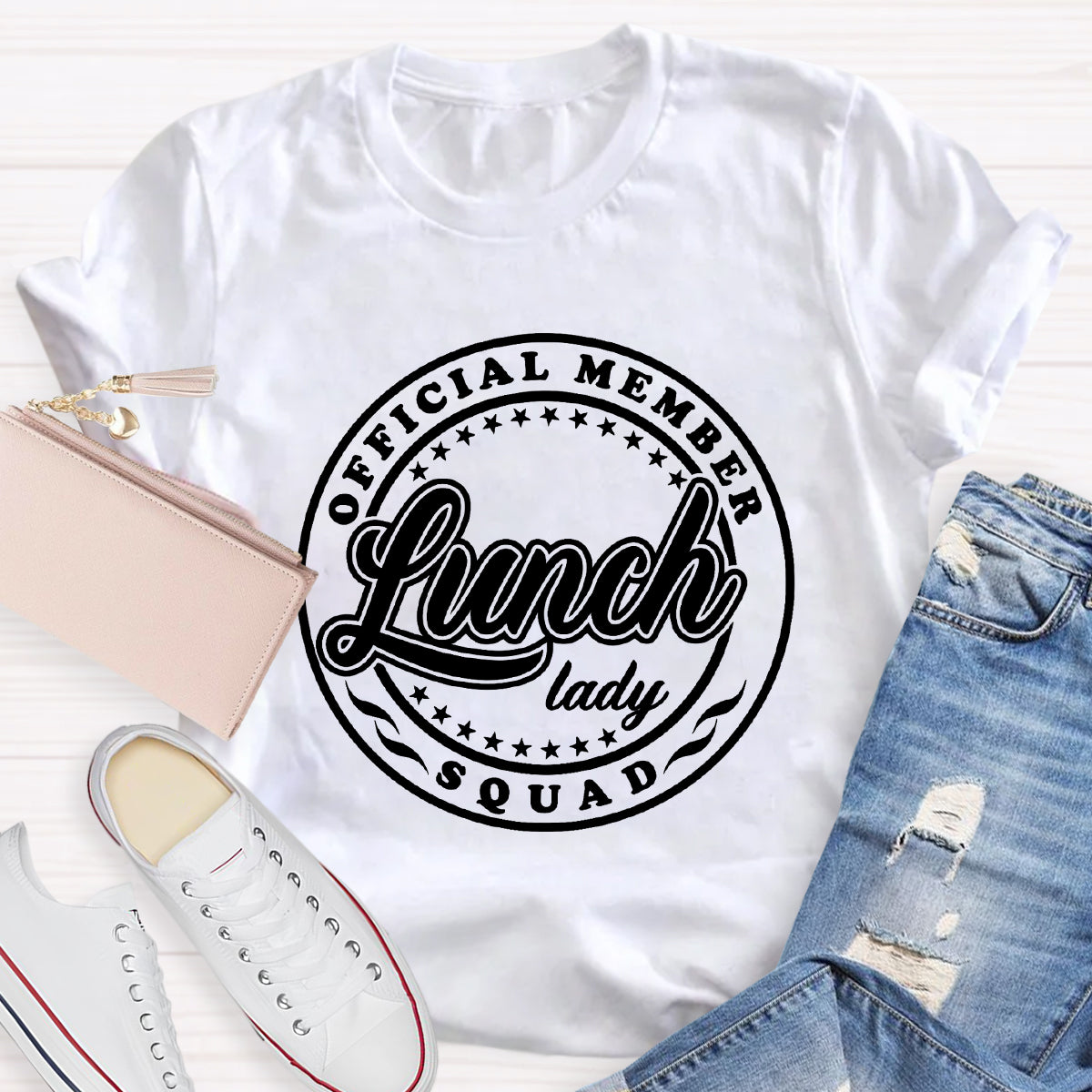 Official Member Squad Lunch Lady T-Shirt