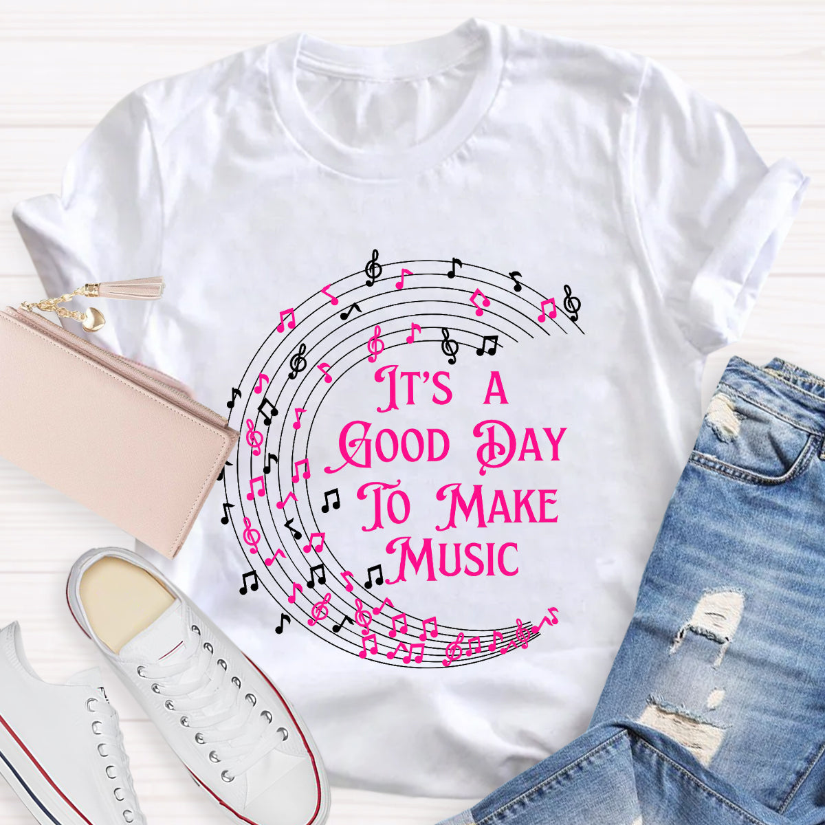Musical Melody It's A Good Day To Make Music Teacher T-Shirt