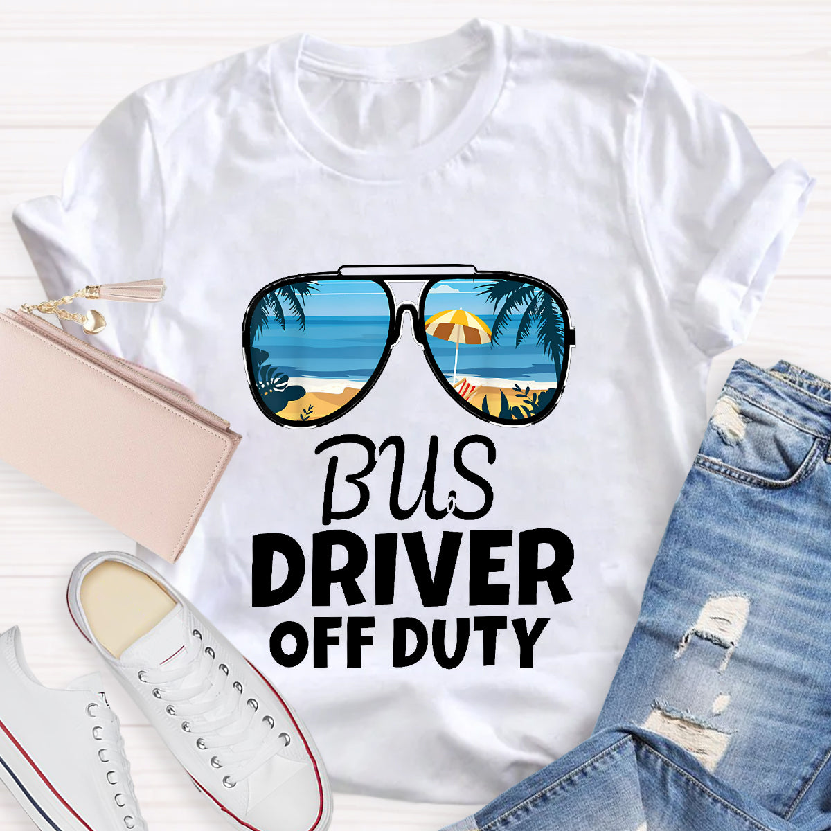 School Bus Driver Off Duty T-Shirt