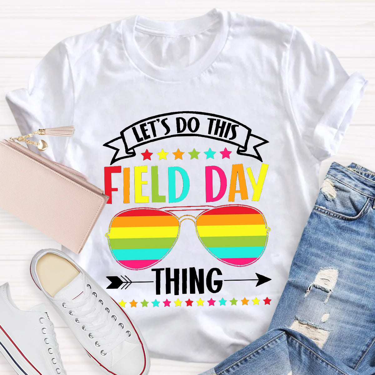 Let's Do This Field Thing Teacher T-Shirt