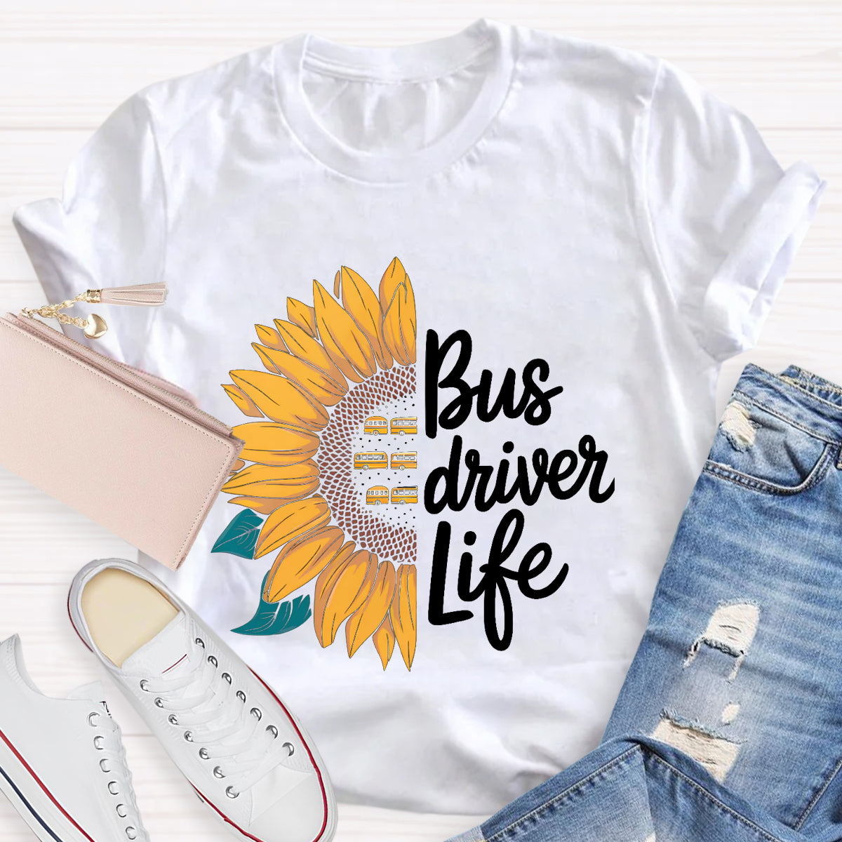 Bus Driver Life Teacher T-Shirt